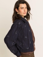 Expresso Jacket fancy denim EX395 Blue nights