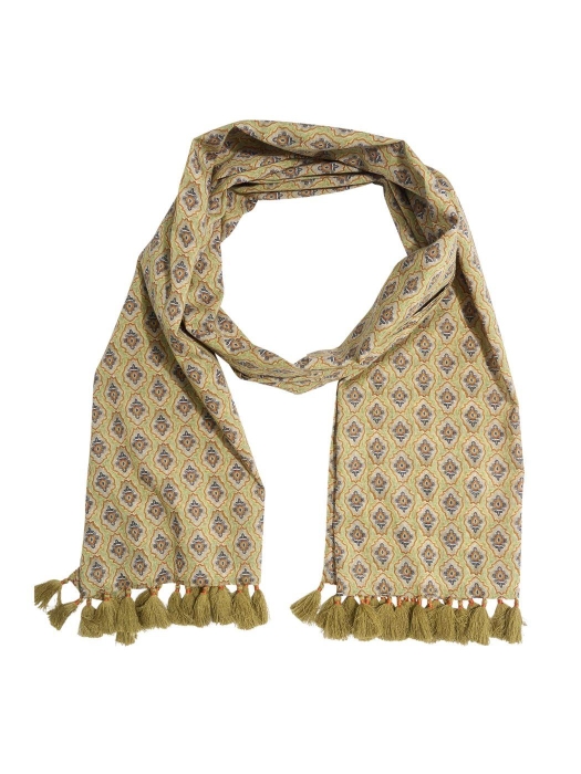 Expresso Scarf woven print EX509 Green moss
