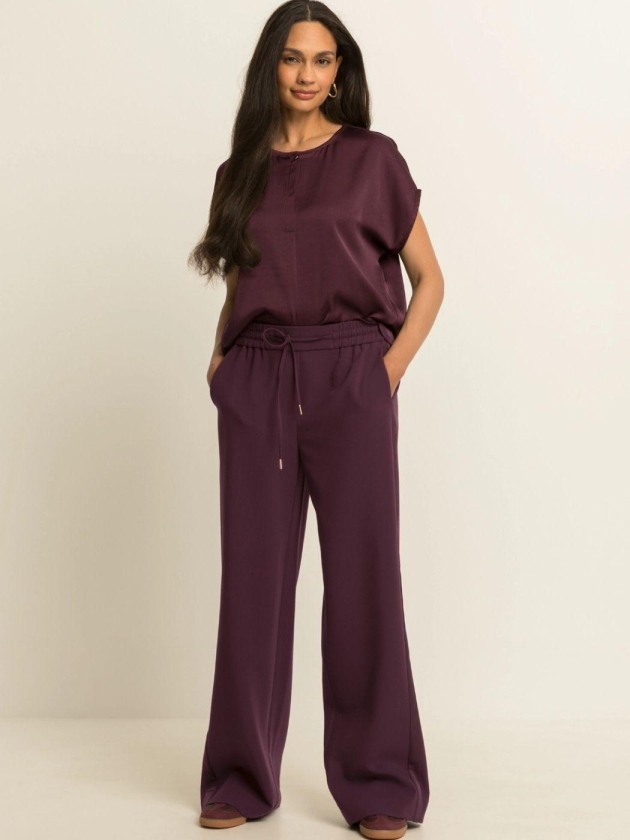 Expresso Pants side stripe EX851 Fudge