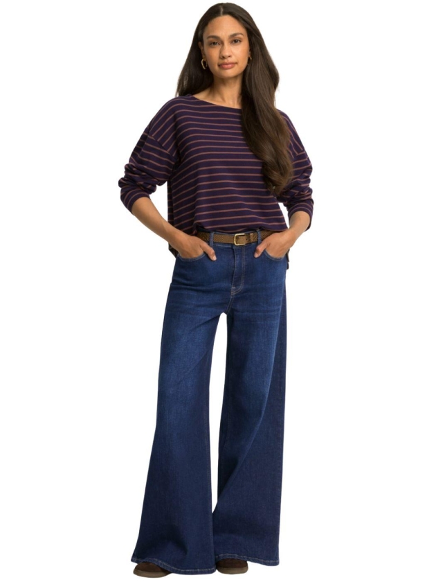 Expresso Jeans dark denim wide leg EX351 Dark blue denim