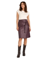 Expresso Skirt pu bow EX851 Fudge