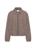 Expresso Jacket woven check short EX395 Blue nights