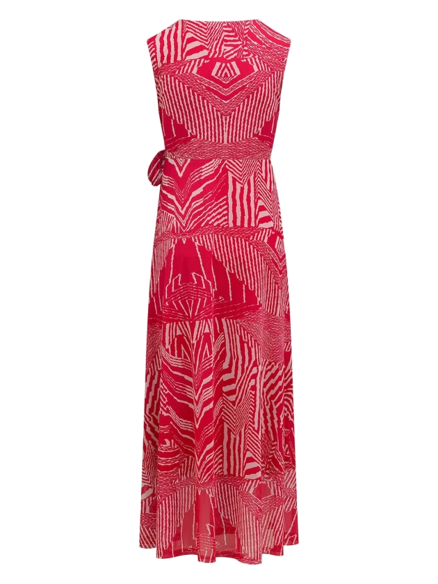 Label Dot Sandra 751 fuchsia / wit