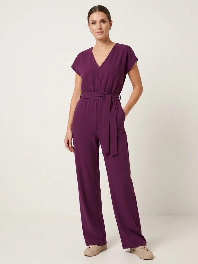 Sisters Point Jumpsuit 516 Berry