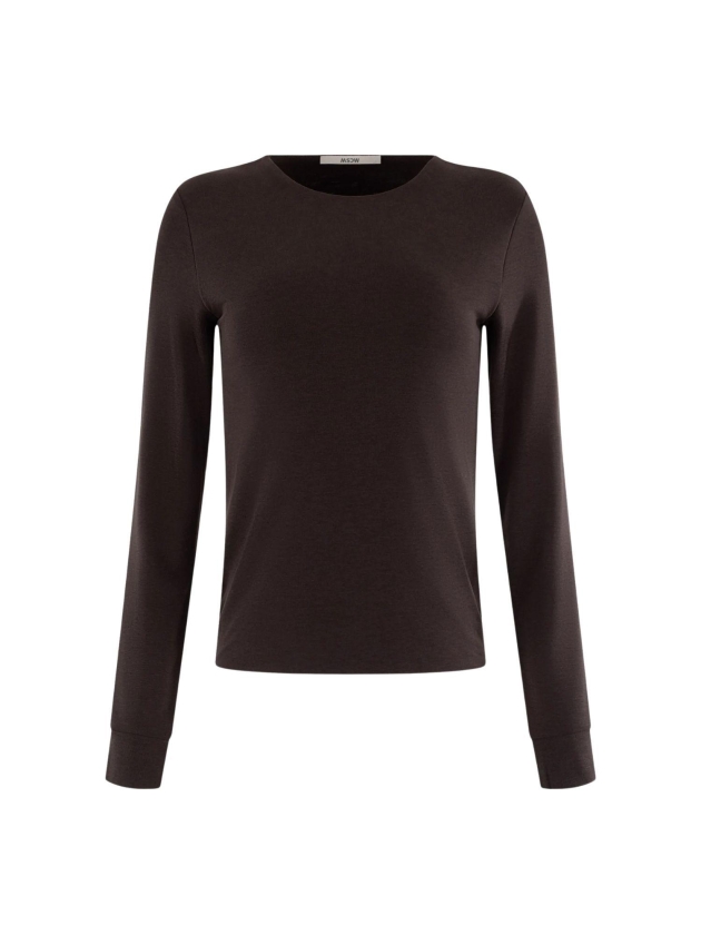 Moscow 55-04-LuciaLongsleeve 403-1 Dark chocolate solid