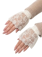 Tramontana Lace Cuffs 001350 Snow