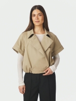 Neo Noir Lisha trench vest 214 Taupe