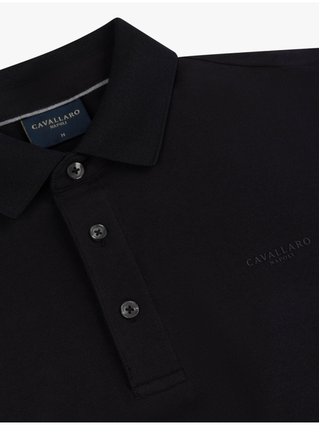 Cavallaro Basso Polo LS 999000 Black