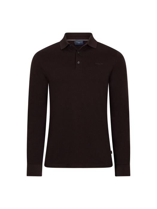 Cavallaro Basso Polo LS 898000 Dark brown
