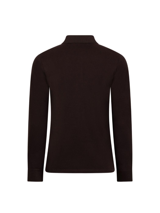 Cavallaro Basso Polo LS 898000 Dark brown