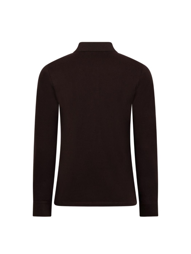 Cavallaro Basso Polo LS 898000 Dark brown