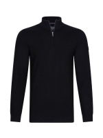 Cavallaro Merino Half Zip Pullover 999000 Black