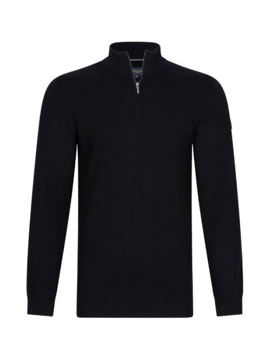 Cavallaro Merino Half Zip Pullover 999000 Black