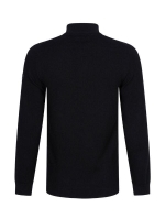 Cavallaro Merino Half Zip Pullover 999000 Black