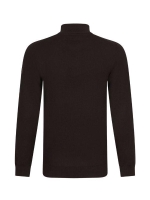 Cavallaro Merino Half Zip Pullover 898 Darm brown