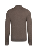 Cavallaro Merino Half Zip Pullover 840000 Taupe