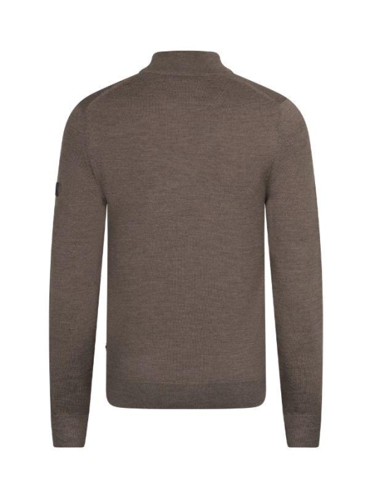 Cavallaro Merino Half Zip Pullover 840000 Taupe