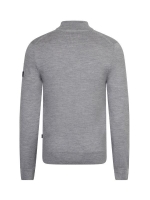 Cavallaro Merino Half Zip Pullover 900000 Light grey