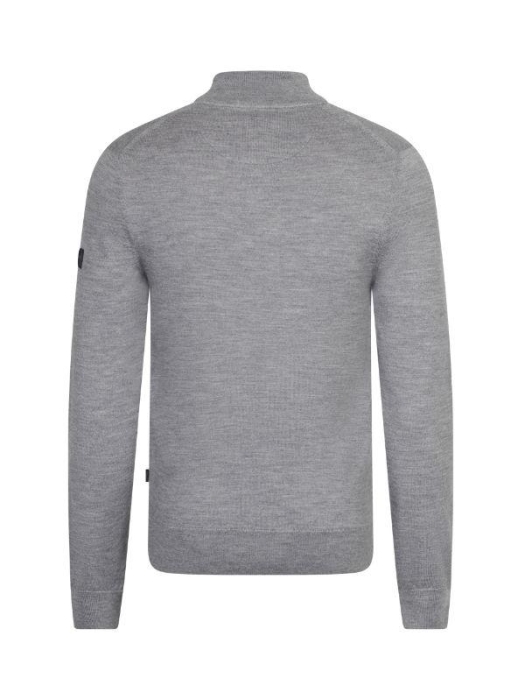 Cavallaro Merino Half Zip Pullover 900000 Light grey