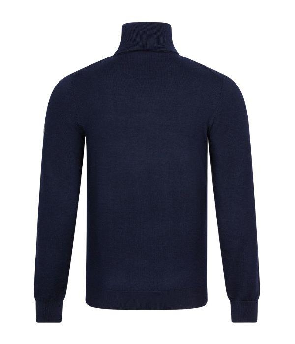 Cavallaro Merino Roll Neck Pullover 699000 Dark blue
