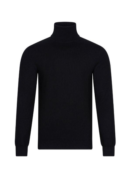 Cavallaro Merino Roll Neck Pullover 999000 Black
