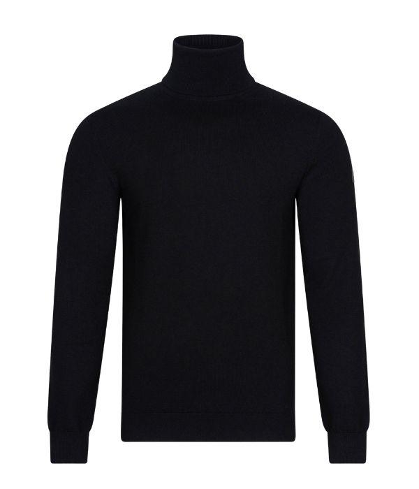 Cavallaro Merino Roll Neck Pullover 999000 Black