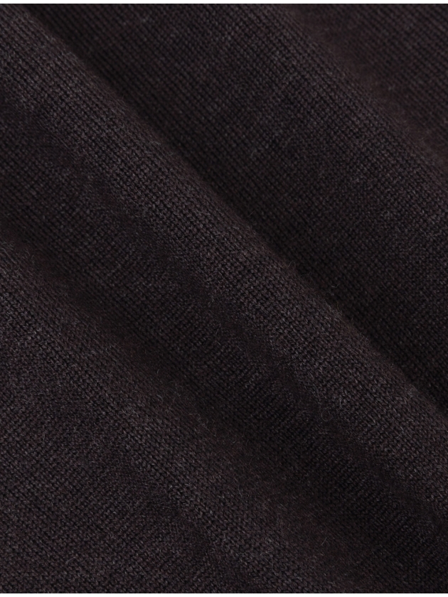 Cavallaro Merino Roll Neck Pullover 898000 Dark brown