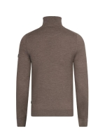 Cavallaro Merino Roll Neck Pullover 840000 Taupe