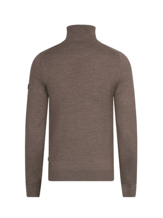 Cavallaro Merino Roll Neck Pullover 840000 Taupe