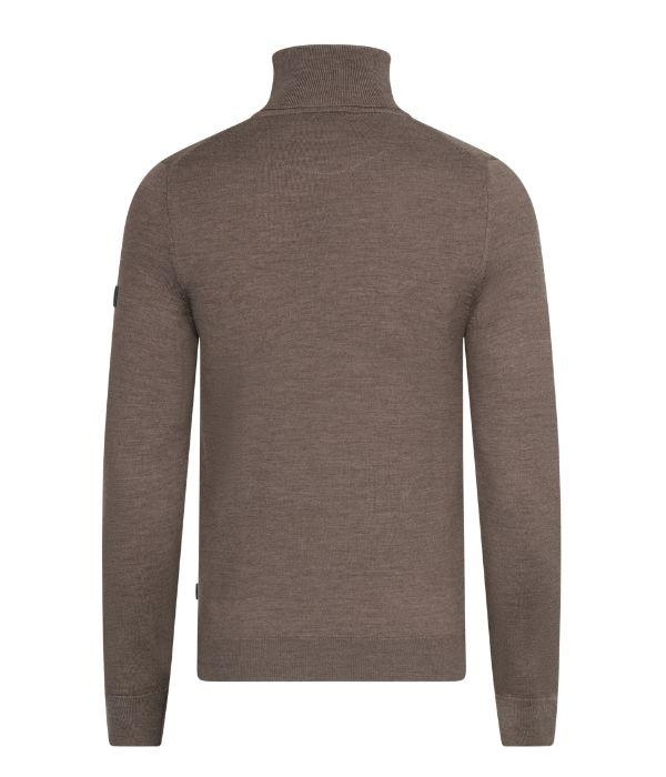 Cavallaro Merino Roll Neck Pullover 840000 Taupe