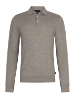 Cavallaro Merino Long Sleeve Polo 841000 Light taupe