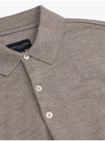 Cavallaro Merino Long Sleeve Polo 841000 Light taupe