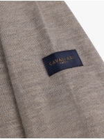 Cavallaro Merino Long Sleeve Polo 841000 Light taupe