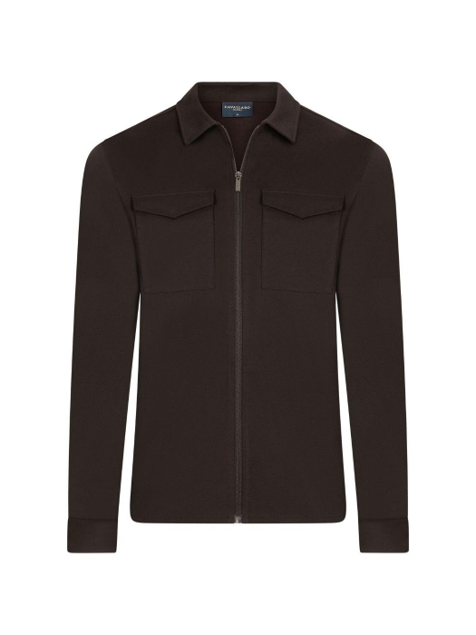 Cavallaro Zeradino Overshirt 898000 Dark brown