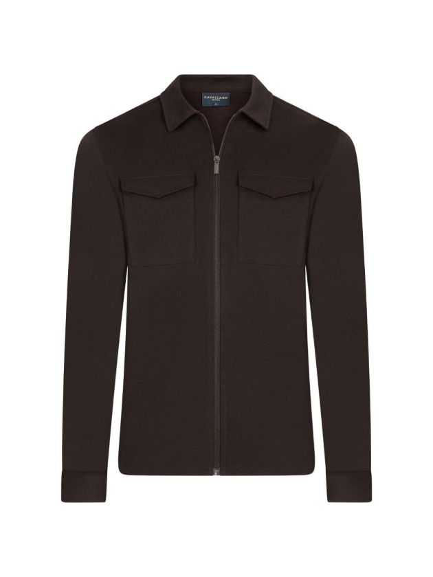 Cavallaro Zeradino Overshirt 898000 Dark brown