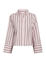 Neo Noir Rosa wide stripe shirt 754 Light pink