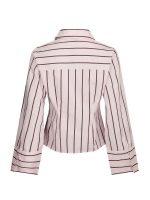 Neo Noir Rosa wide stripe shirt 754 Light pink