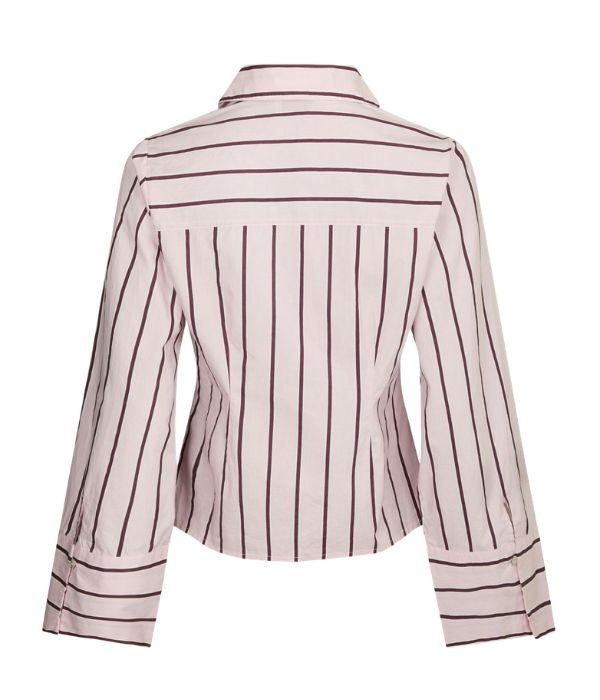 Neo Noir Rosa wide stripe shirt 754 Light pink