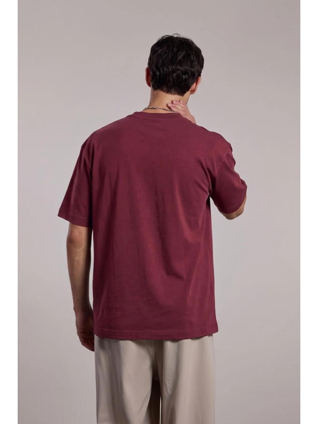 Aeden Sal tee 610 Bordeaux
