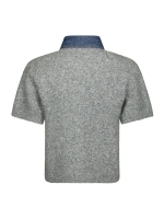 Neo Noir Amoria knit cardigan 133 Grey melange