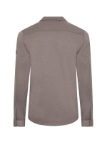 Cavallaro Zeradino Melange Overshirt 840006 Taupe melange