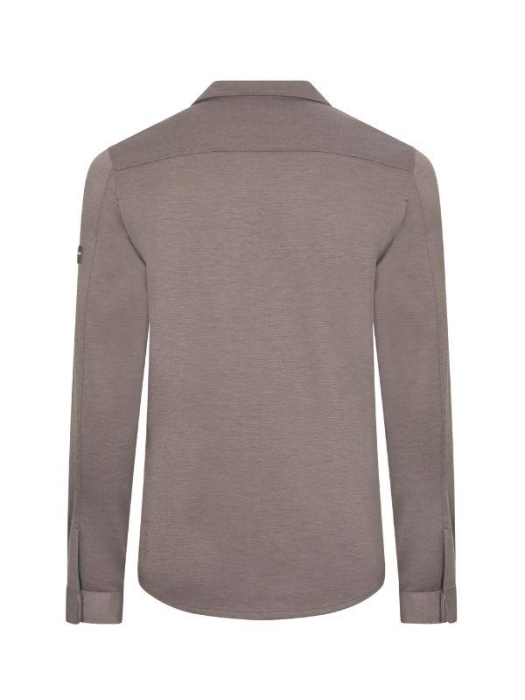 Cavallaro Zeradino Melange Overshirt 840006 Taupe melange