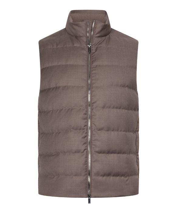 Cavallaro Toligio Bodywarmer 88006 Dark taupe mel