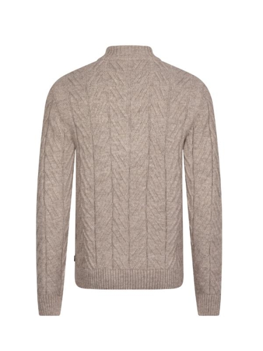 Cavallaro Corato Half Button Pullover 189006 Dark kit mel