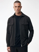 Genti Oaks shirt jacket zip 140