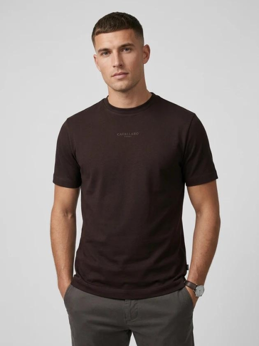 Cavallaro Luciano Tee 898000 Dark brown