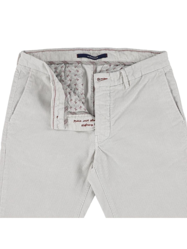 Atelier Noterman Corduroy broek 091 Licht grijs