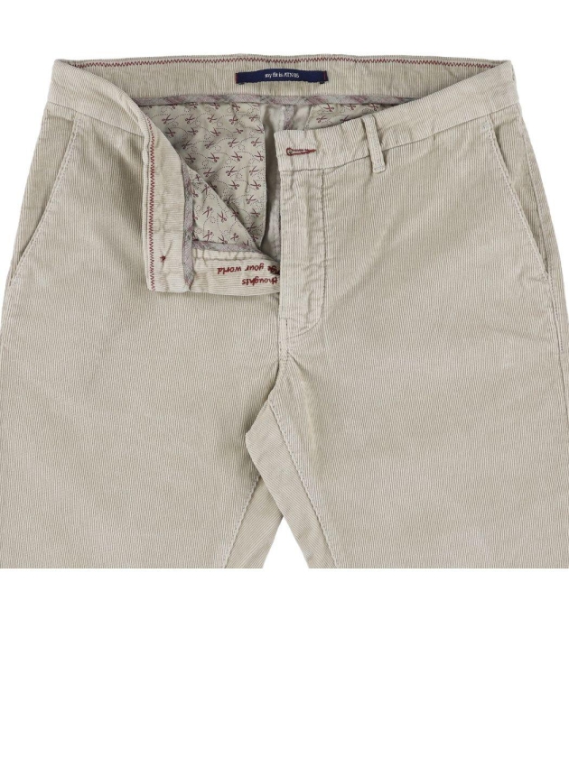 Atelier Noterman Corduroy broek 735 Beige