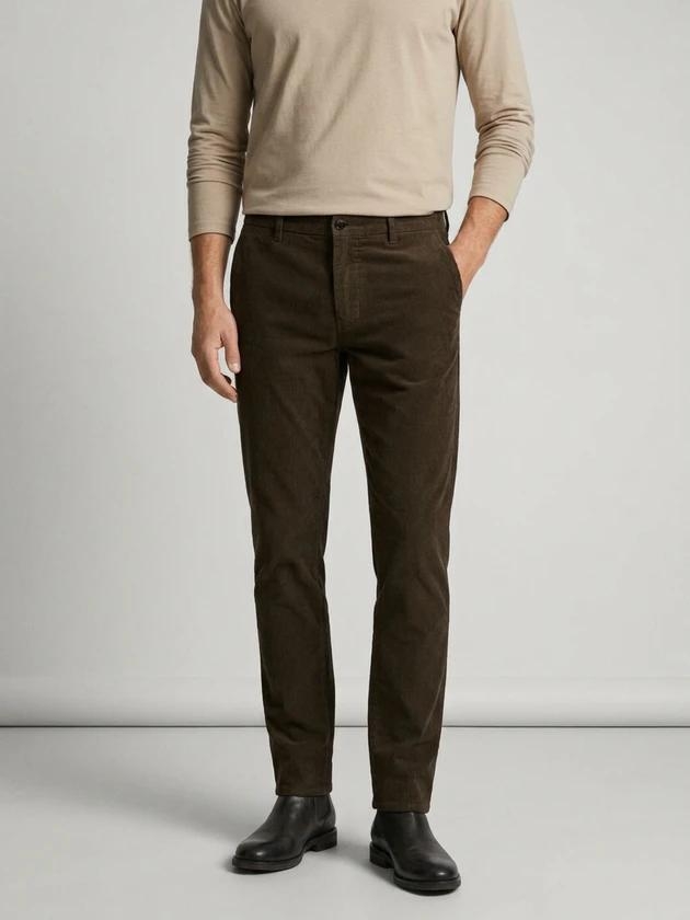 Atelier Noterman Corduroy broek 840 Donker bruin