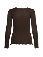 Rosemunde Bernadine LS O-neck lace 856 Mole